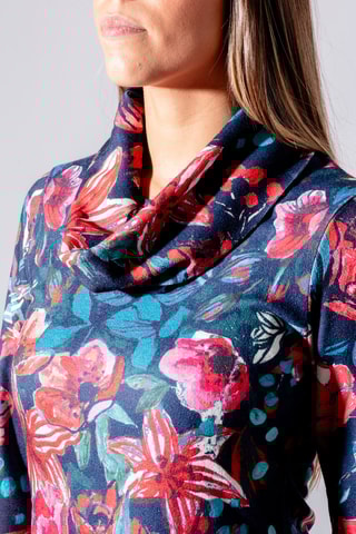 Robe droite - Bleu marine