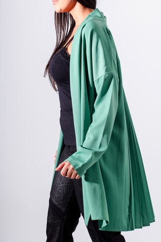 Gilet long - Vert menthe