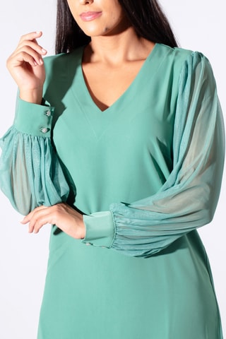 Robe droite - Vert