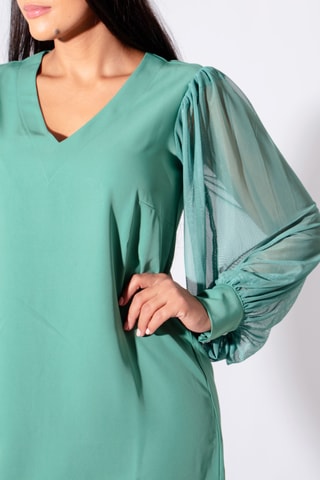 Robe droite - Vert