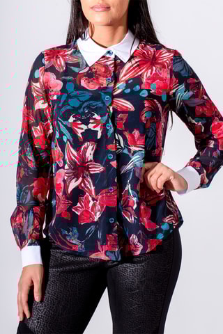 Chemisier - Bleu marine