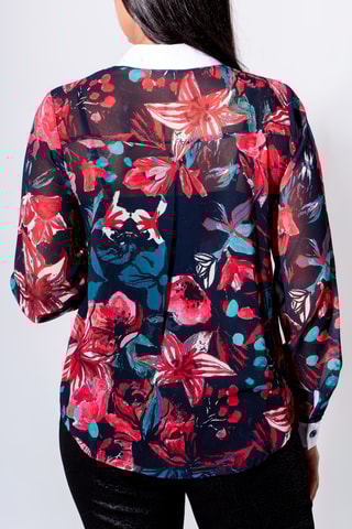 Chemisier - Bleu marine