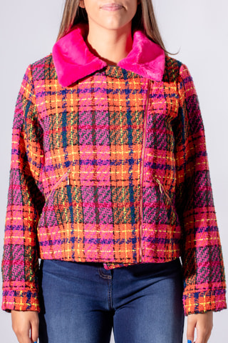 Veste en tweed - Rose