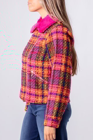 Veste en tweed - Rose