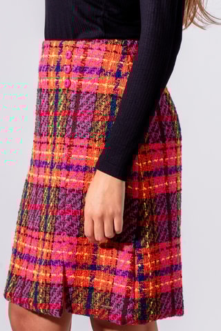 Jupe droite - Fuchsia