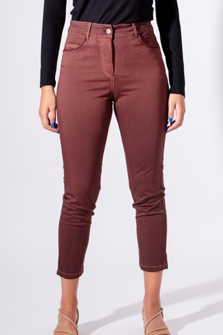 Pantalon 7/8 - Marron
