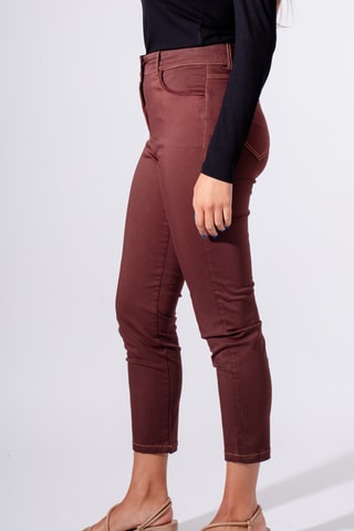 Pantalon 7/8 - Marron