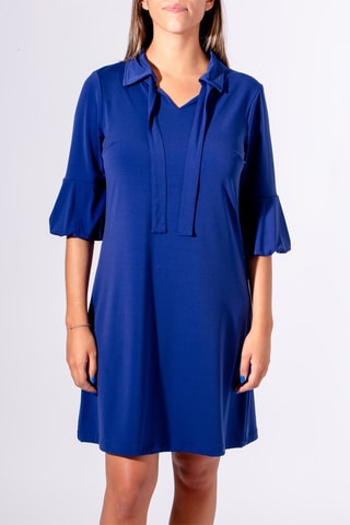 Robe droite - Bleu roi