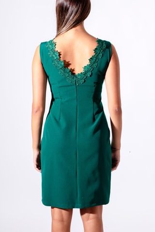 Robe droite - Vert foncé