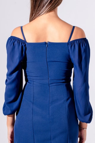 Robe droite - Bleu roi