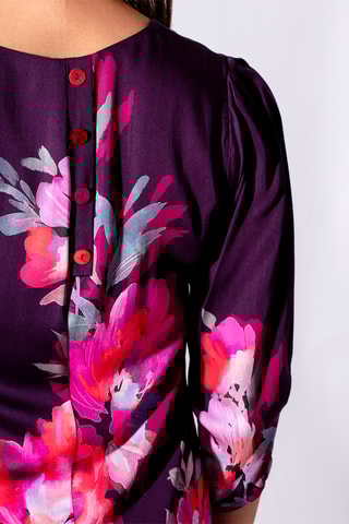 Robe droite - Fuchsia