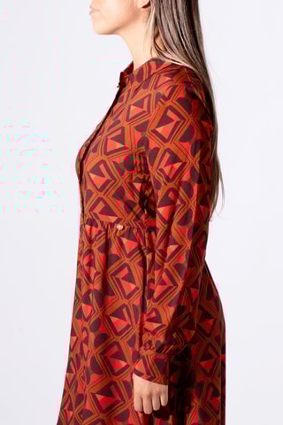 Robe chemise - Rouge