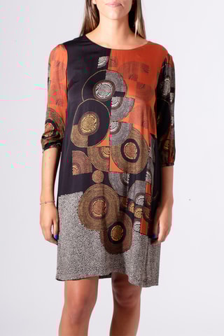 Robe droite - Rouge brique