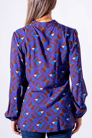 Chemisier - Bleu cobalt