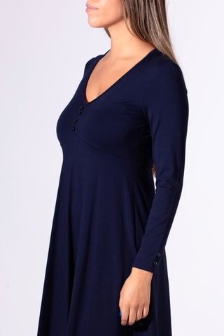 Robe patineuse - Bleu nuit
