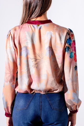 Chemisier noué - Saumon