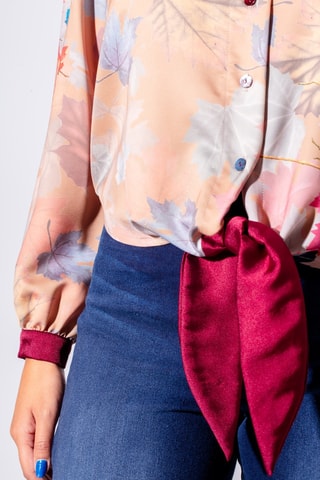 Chemisier noué - Saumon