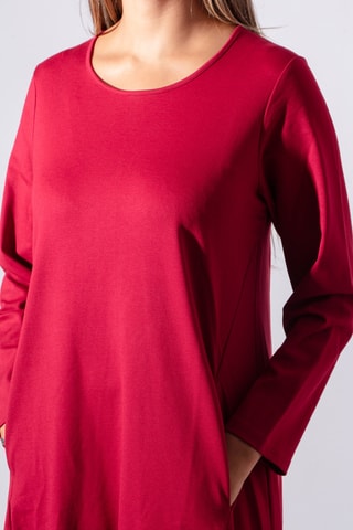 Robe trapèze - Rouge