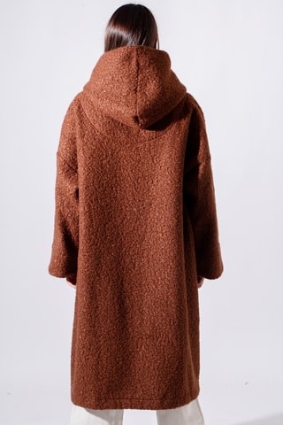 Manteau à capuche - Marron