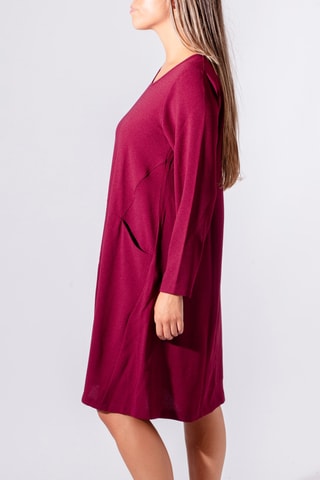 Robe trapèze - Bordeaux