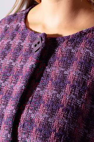 Veste en tweed - Violet