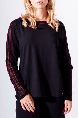 Blouse - Noir et rouge