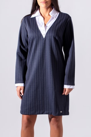 Robe droite - Bleu marine