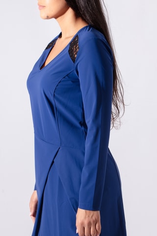 Robe droite - Bleu roi