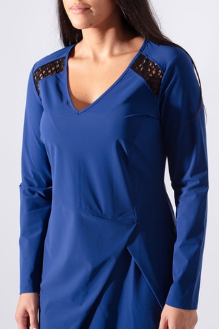 Robe droite - Bleu roi