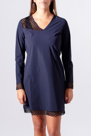 Robe droite - Bleu marine