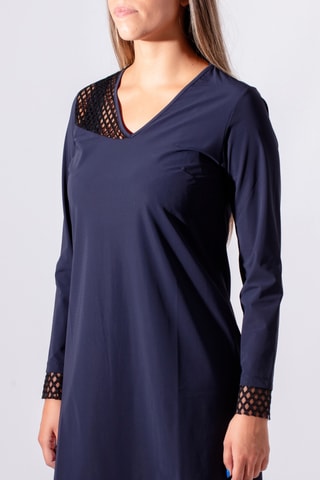 Robe droite - Bleu marine