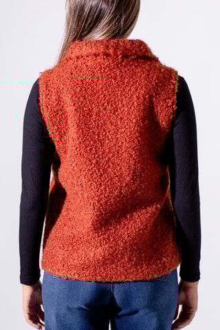 Veste sans manches - Rouge brique