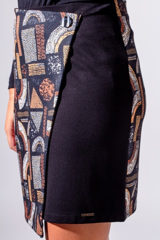 Jupe portefeuille - Noir