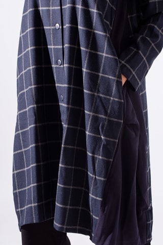 Veste longue - Bleu marine