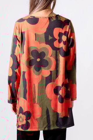 Tunique - Orange et kaki