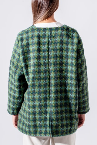 Veste en tweed - Vert clair
