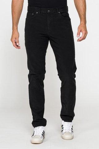 Jean droit 700 regular en fustian stretch - Noir