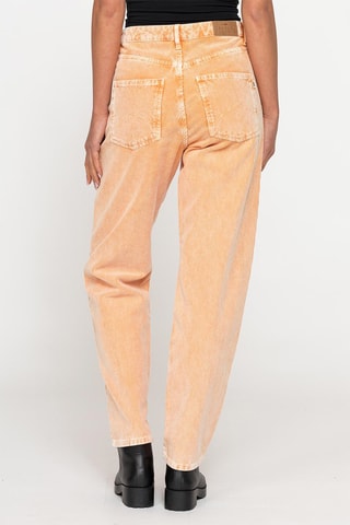 Pantalon droit en velours comfort - Orange