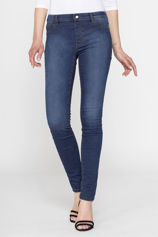 Jean skinny 767L en denim super stretch - Bleu foncé