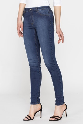 Jean skinny 767L en denim super stretch - Bleu foncé