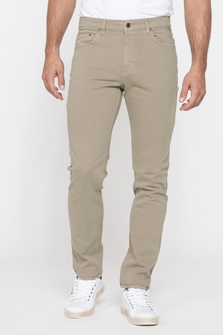 Jean slim 700 regular en coton élastique  - Beige