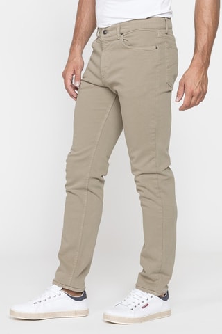 Jean slim 700 regular en coton élastique  - Beige