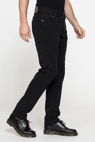 Jean slim 700 regular en coton élastique - Noir