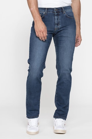Jean slim 710 regular en coton élastique - Bleu