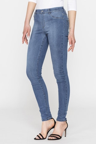Jean skinny 767L en denim super stretch - Bleu