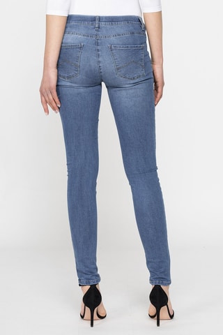 Jean skinny 767L en denim super stretch - Bleu