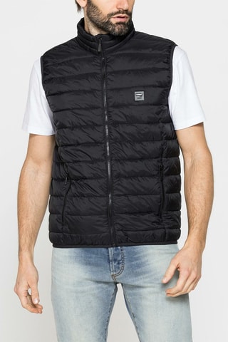 Doudoune sans manches regular 406P - Noir