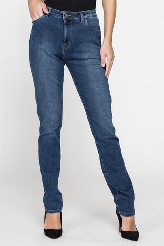 Jean slim en denim stretch comfort - Bleu foncé