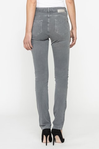 Jean droit en gabardine stretch comfort - Gris foncé