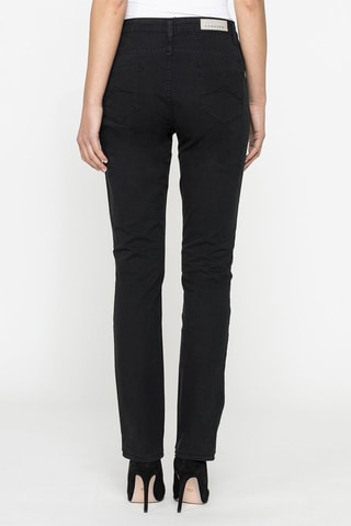 Jean droit en gabardine stretch comfort - Noir